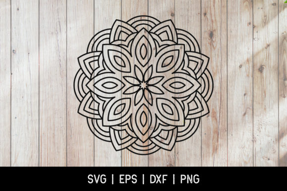Download Simple Mandala SVG Graphic - Svg graphic Collection